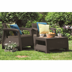 Set mobilier de gradina, maro, Keter Corfu Weekend [4]