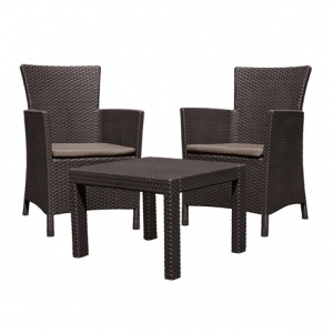 Seturi de mobilier - Set mobilier de gradina, maro, Keter Rosario