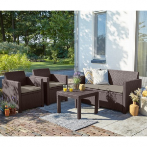 Set mobilier de gradina, maro, Keter Alabama [2]