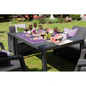 Set mobilier de gradina, grafit, Keter Corfu Fiesta [8]