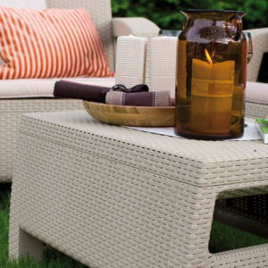 Set mobilier de gradina, cappucino, Keter Corfu [4]