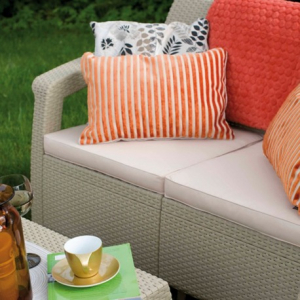 Set mobilier de gradina, cappucino, Keter Corfu [3]