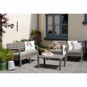 Set mobilier de gradina, cappucino, Keter Delano [4]