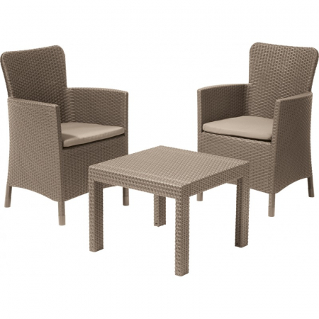 Set mobilier de gradina, cappuccino, Keter Salvador [1]
