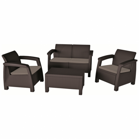 Set mobilier de gradina, maro, Keter Bahamas [3]