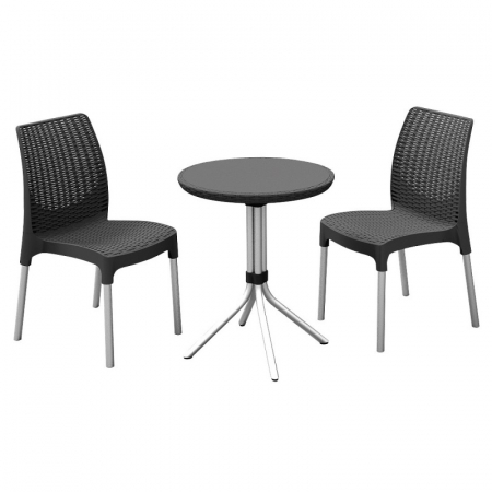 Mobilier de gradina - Set mobilier de gradina, antracit, Keter Chelsea