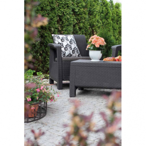 Set mobilier de gradina, grafit, Keter Corfu [4]