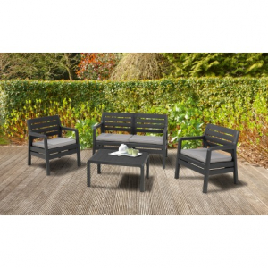 Set mobilier de gradina, grafit, Keter Delano [4]