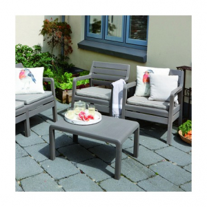 Set mobilier de gradina, grafit, Keter Delano [1]