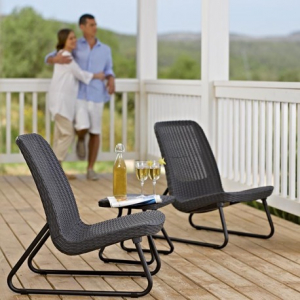 Set mobilier de gradina, gri, Keter Rio Patio [1]