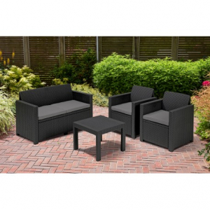 Set mobilier de gradina, grafit, Keter Alabama [1]