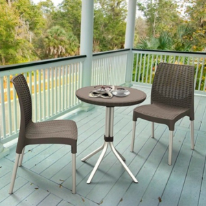 Mobilier de gradina - Set mobilier gradina, cappucino, Keter Chelsea