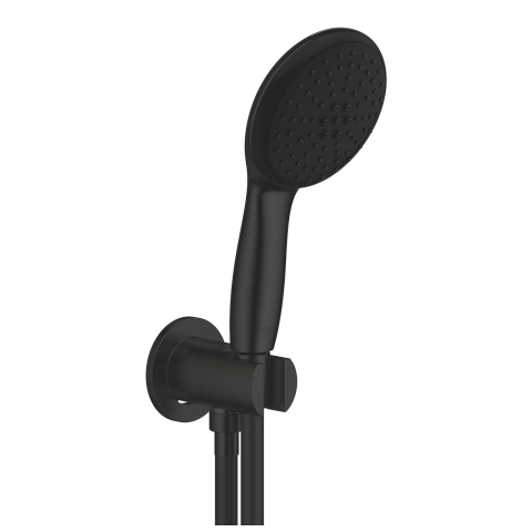 Sisteme de dus - Set para de dus Grohe Tempesta 110, universala, 2 functii, 110 mm, cot iesire/furtun, negru