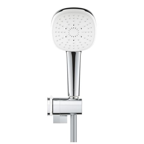 Set para de dus Grohe Tempesta Cube 110, cot iesire cu suport, 3 jeturi, crom [1]