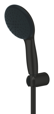 Set para de dus Grohe Vitalio 110, universala, 2 jeturi, furtun 1.75m, suport para dus, negru [4]