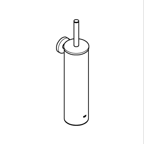 Set perie WC Grohe Essentials montare pe perete, crom [3]