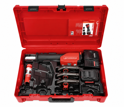Set presa tevi ROMAX 4000 TH 16-20-26 mm, 18V 4Ah EU [1]