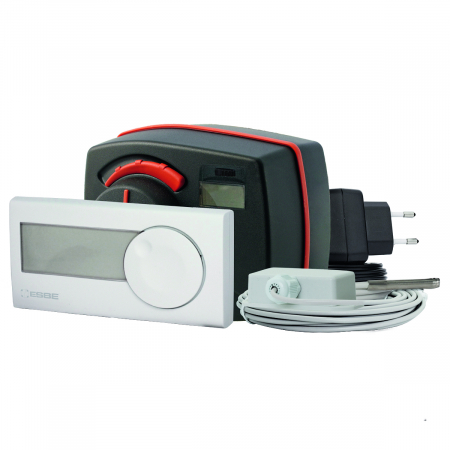 Servoregulatoare - Set reglare functie de temperatura exterioara si ambianta, servomotor 6Nm cu afisaj şi joystick pentru reglare locala, curba de incalzire cu 10 puncte liber ajustabile, limite tur mim/max ajustabile