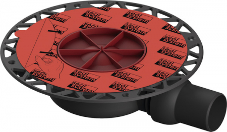 Sifoane TECEdrainpoint S - Corp sifon extraplat TECEdrainpointS din PP, evacuare laterala DN50, intrare DN40