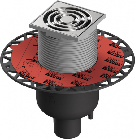 Sifoane TECEdrainpoint S - Sifon complet standard TECEdrainpointS 130, evacuare verticala DN 50