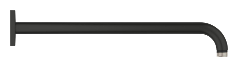 Set sistem de dus Grohe Precision Cube, incastrat, termostat, diverter, dus patrat, 1 jet, corp instalare inclus, negru [6]