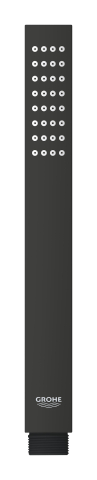 Set sistem de dus Grohe Rainshower Cube sq conc 2 functii shw sistem 310, montare pe perete, incastrat, termostat, diverter, 1 functie, corp instalare inclus, negru mat [1]