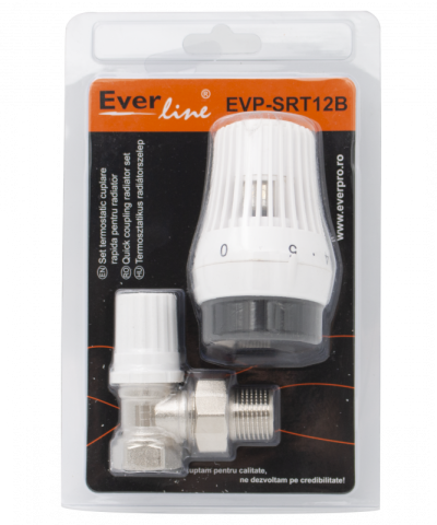 Set termostatic cuplare rapida pentru radiator Ermetiq [4]