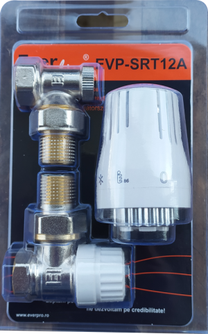 Set termostatic pentru radiator Ermetiq 1/2" [2]