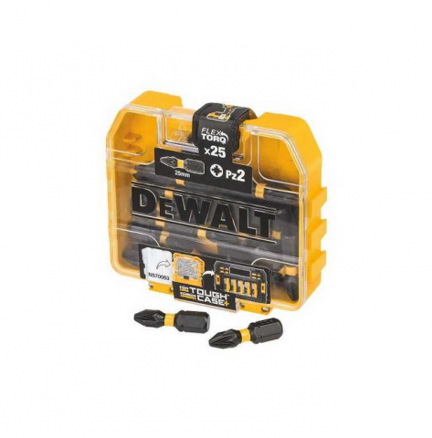 Scule si dispozitive de lucru - Set Tic Tac 25x PZ2 25mm de impact Flextorq DeWalt