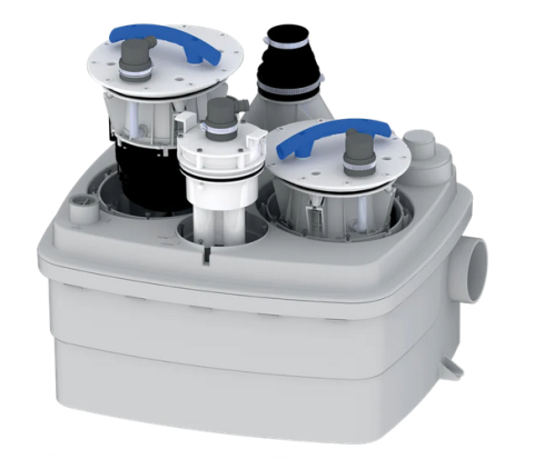 Statie de pompare ape uzate SFA Sanicubic 2 Pro 1500W, 2 Motoare ProX K2, 13m / 15m³/h [2]