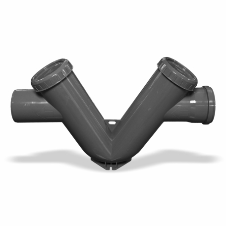 Accesorii canalizare interioara - Sifon anti-miros Valrom VALEasy FIRENZE D 110 cu 2 capete de inspectie