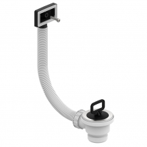 Obiecte sanitare - SIFON CHIUVETA D.70 x 11/2 xHmax 63 CU PREAPLIN RECTANGULAR - VALROM GAMA EasyKIT