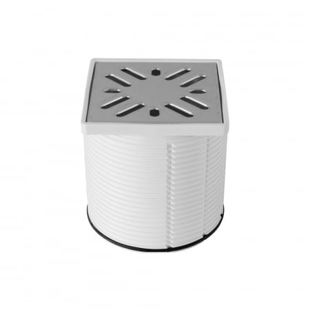 Obiecte sanitare - Inaltator cu gratar inox, Ø 110 mm, Styron