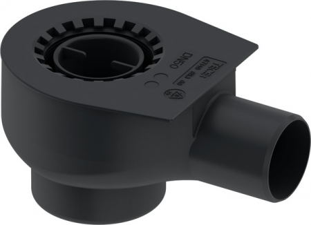 Rigole TECEdrainline - Sifon orizontal TECEDrainline DN 50 debit 08 l/s inaltime montaj 120 mm