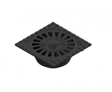 Echipamente pentru retele stradale de apa - Sifon din fonta M125 200x200 iesire verticala Dn75 - Vodaland gama Urban