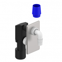 Obiecte sanitare - SIFON INCASTRABIL MASINA SPALAT D.40/ 50 INOX - VALROM GAMA EasyKIT