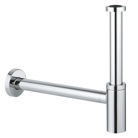 Obiecte sanitare - Sifon lavoar Grohe 1/4'', alama, sild glisant, surub curatare, crom
