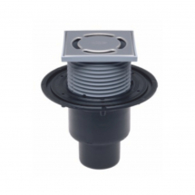 Obiecte sanitare - SIFON PARDOSEALA VERTICAL DN 50/ 75/110 GRATAR INOX SI OBTURATOR MIROS PRIMUS - VALROM GAMA EasyKIT