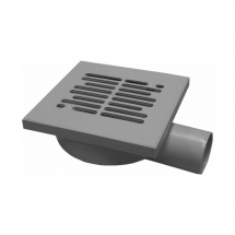 Sifoane - SIFON TERASA PP 150 x 150 IESIRE ORIZONTAL D. 50 H=75 - VALROM GAMA EasyKIT