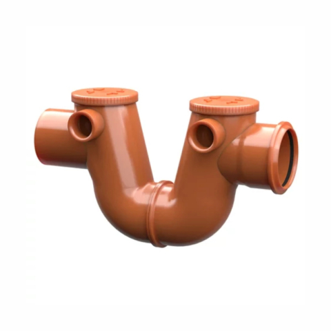 Instalatii de apa si canalizare - Sifon vizitabil PVC Valrom VALPlast D. 160