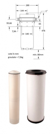 Sistem anti-calcar și de filtrare a apei potabile, seria OneFlow OFPSYS [1]