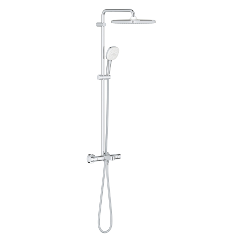 Sisteme de dus - Sistem de cada Grohe Tempesta Cube 250 aparent, diverter, sistem anti-calcar, crom