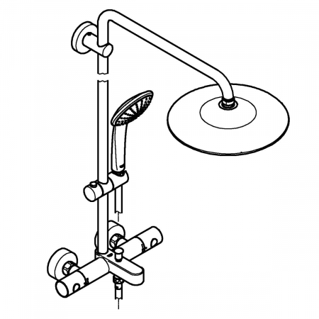 Coloana dus si cada Grohe Euphoria 260 [8]
