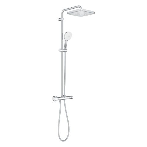 Sistem de dus cu termostat pentru montare pe perete Grohe Tempesta System 250 Cube crom [1]