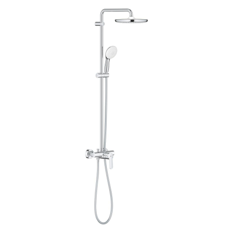 Sisteme de dus - Sistem de dus Grohe Tempesta 250 aparent, cartus ceramic, ajustabil, crom