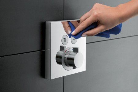 Baterie cada - dus termostatata Hansgrohe ShowerSelect cu montaj incastrat necesita corp ingropat [4]