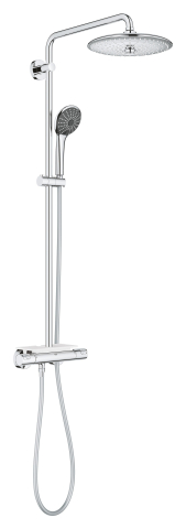 Sistem de dus Grohe Vitalio Joy 260 baterie cu termostat, montare pe perete, ajustabil, crom [3]