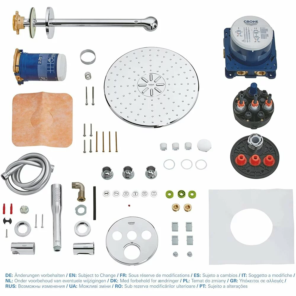 Sistem de dus cu termostat incastrat Grohe Grohtherm Smartcontrol Rainshower SmartActive 310 [2]