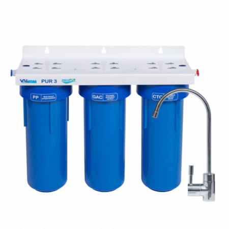 Echipamente pentru tratarea si pomparea apei - SISTEM FILTRARE APA PUR3 10 - VALROM GAMA aquaPUR