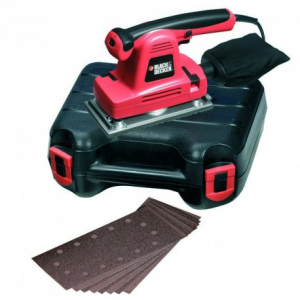Scule si echipamente pentru constructii - Slefuitor cu vibratii Black+Decker 310W foaie 115x280mm - KA274EKA